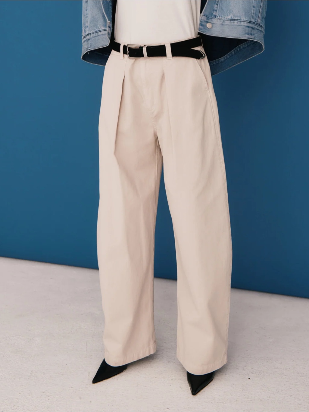 Pistola Eden Pleated Barrel Leg Trousers